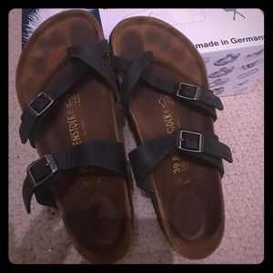 Birkenstock Mayari Black Oiled Leather 39